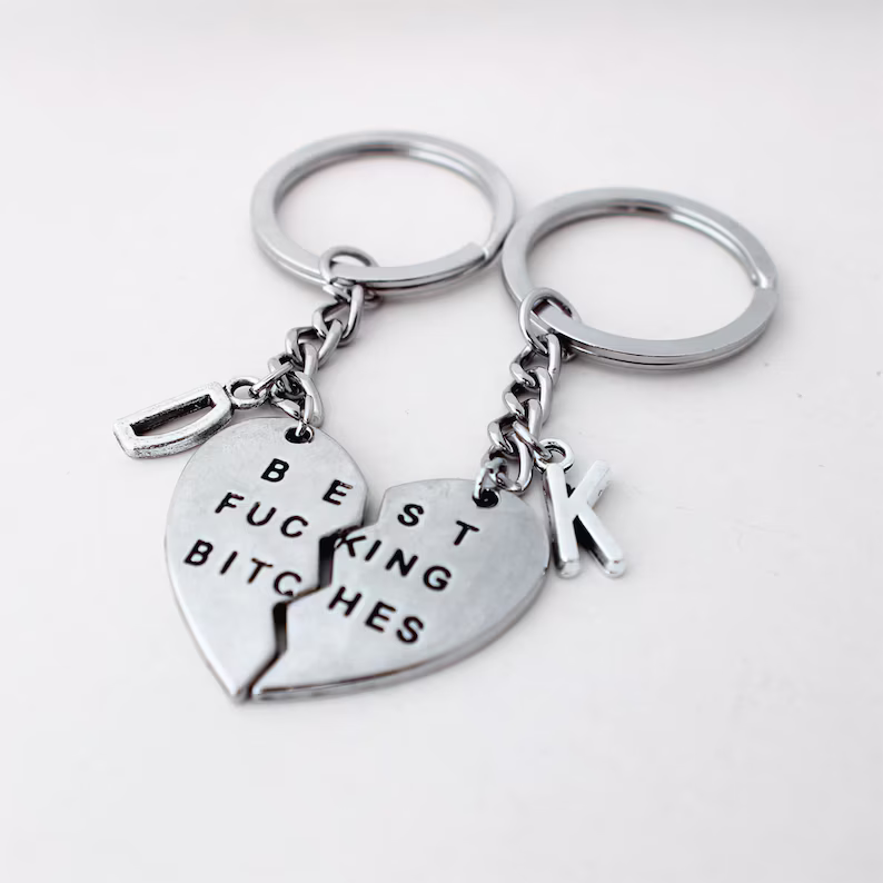 Best Bitches Keychains Set