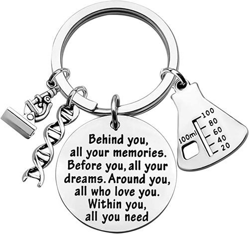 Biology Chemistry Keychain