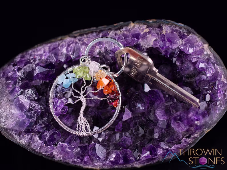 Crystals Keychain