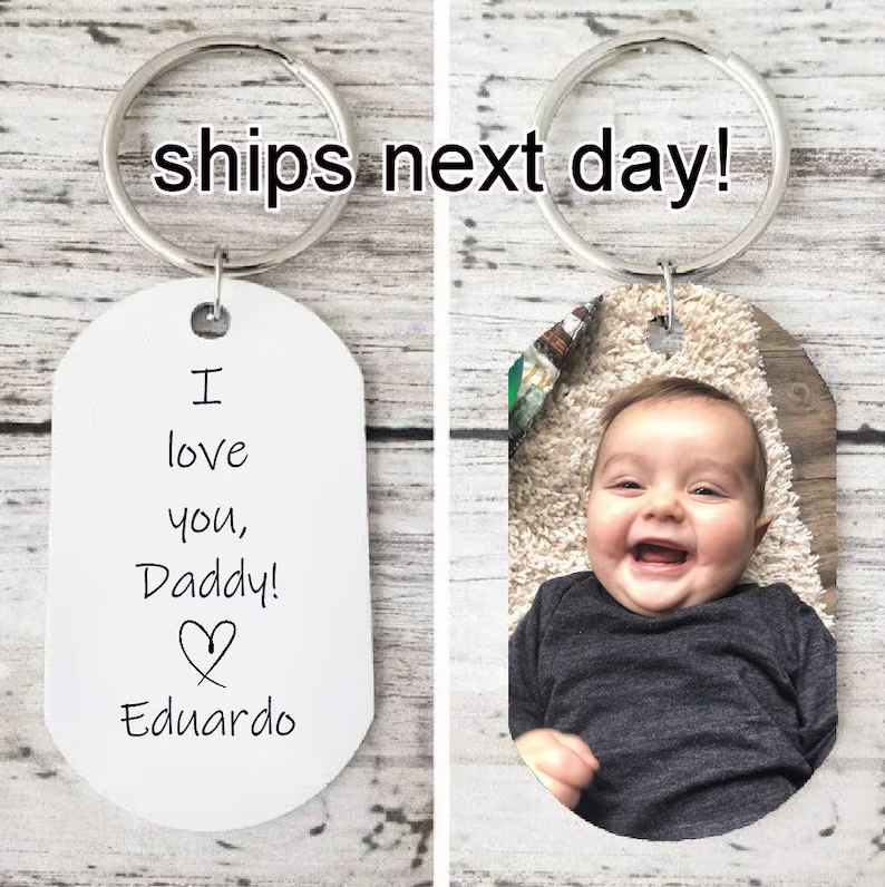 Custom Dad Keychain