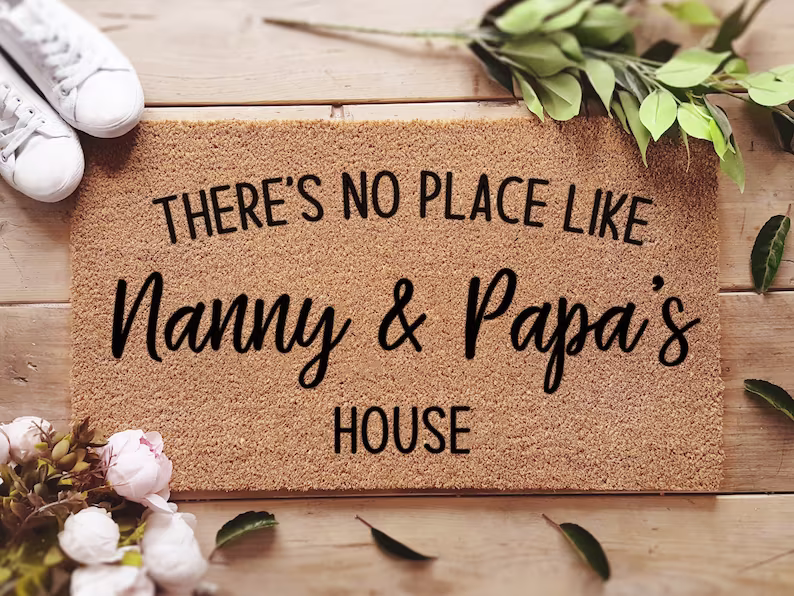 Custom Grandparent Door Mat