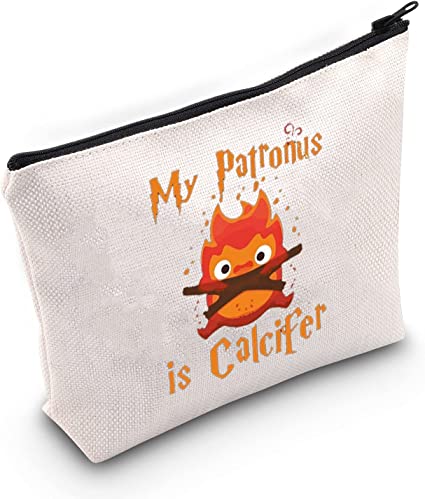 Cute Calcifer Makeup Bag