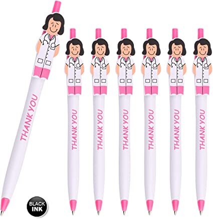 40 Pieces Funny Nurse Pens for Work Black Ink Ballpoint Pens with Thanks  Words Work Pens Gift for Nurse or Coworker Doctor Nurses Nursing Students