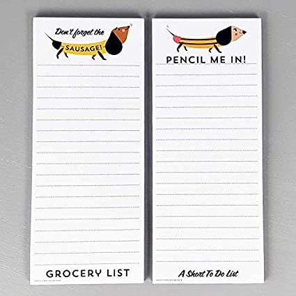Dachshund Refrigerator Notepads