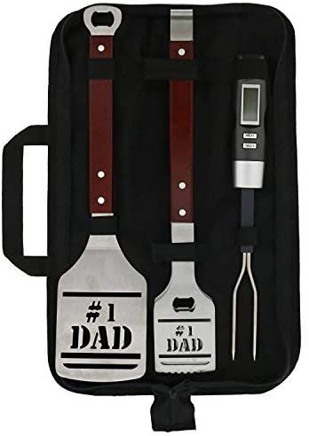 Custom BBQ Tool Set - Grilling Gifts for Men & Beer Lovers