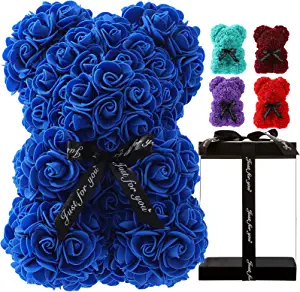 Handmade Rose Teddy Bear