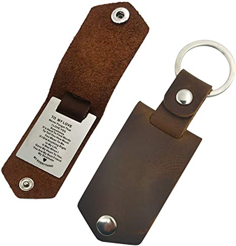 Leather Keyring for Men