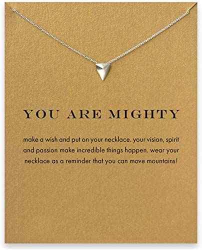 Message Card Pendant Necklace