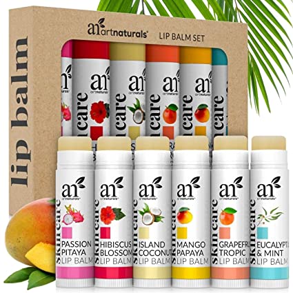 Natural Organic Lip Balm Set