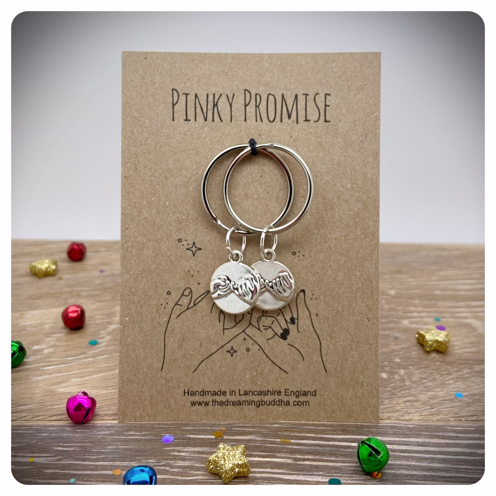 Pinky Promise Double Keyring
