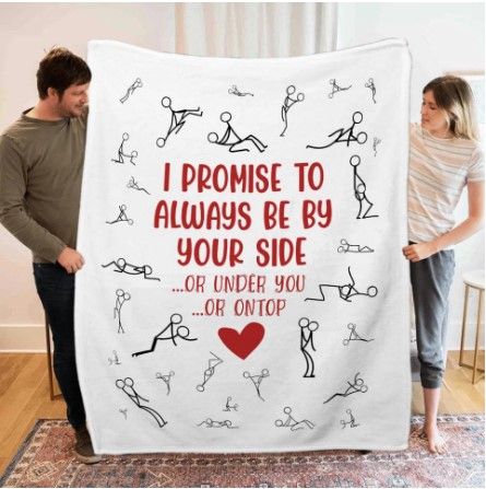 I Promise To Always By Your Side Fleece Blanket