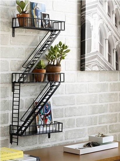 Fire Escape Shelf
