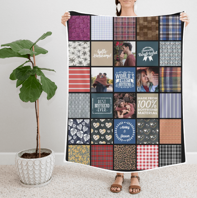 Personalized Fleece Blanket For Boyfriend