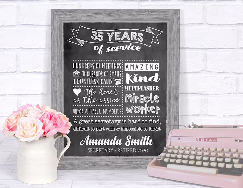 Secretary Retirement Print
