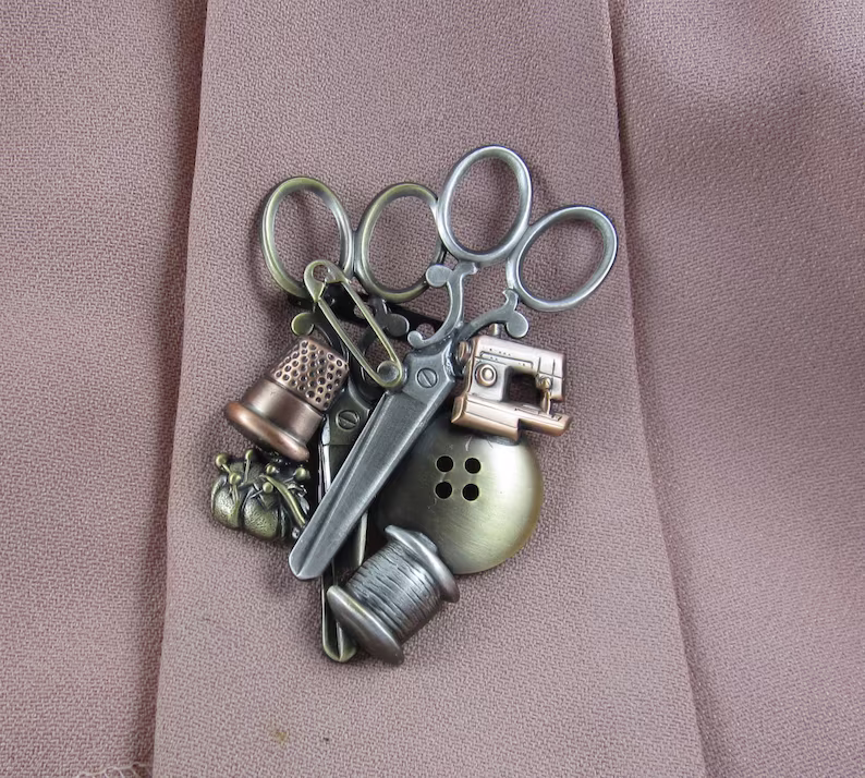 Sewing Brooch