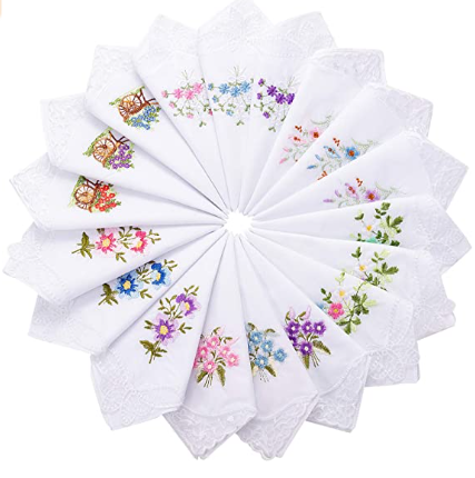 Embroidered Handkerchiefs