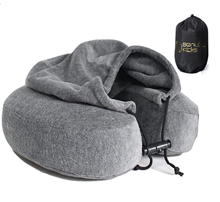 Neck Travel Pillow with Hoodie