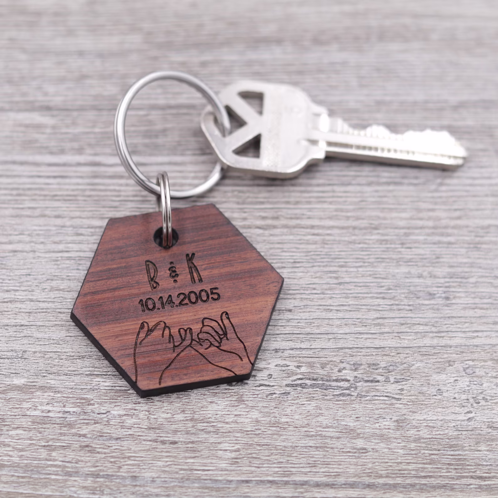 Wood Keychain