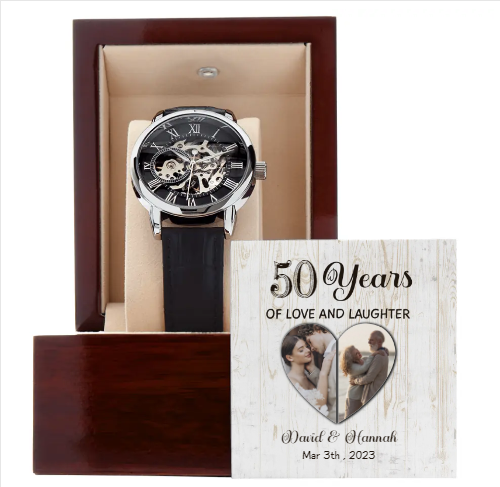 Custom 50th Anniversary Watch