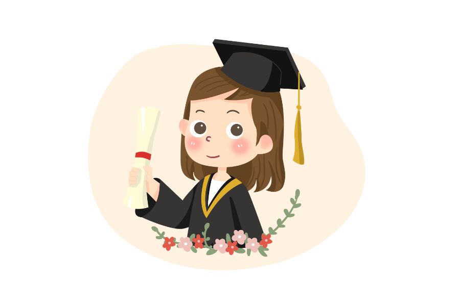 Graduation Girls Clipart, Graduation Clipart, Grads Friends