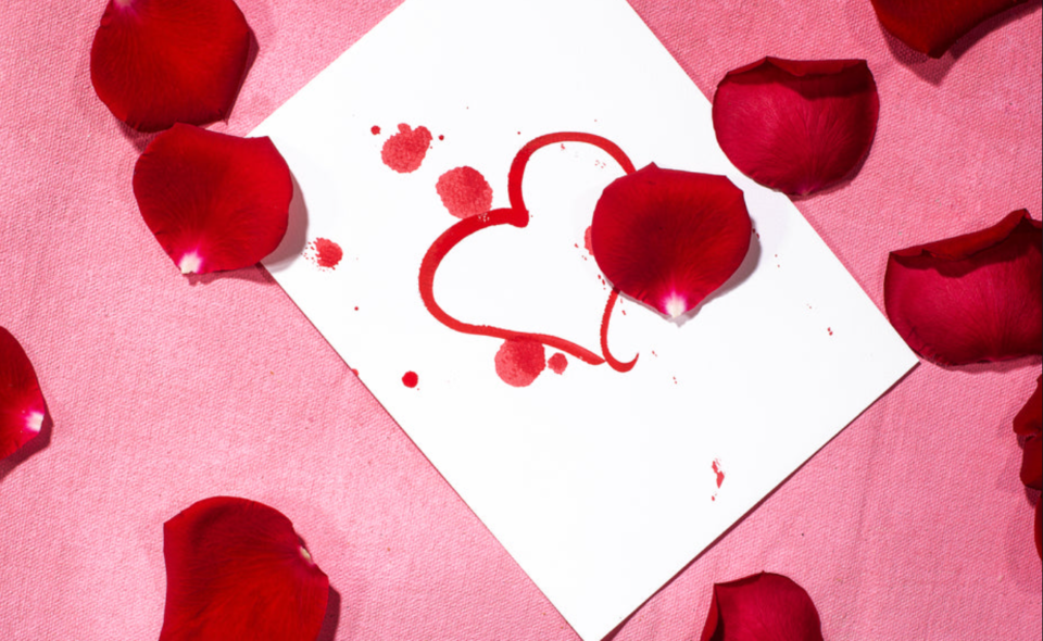 Romantic Valentine card