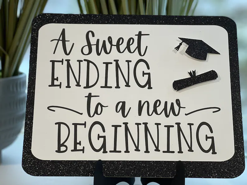 Graduation Table Candy Buffet Sign