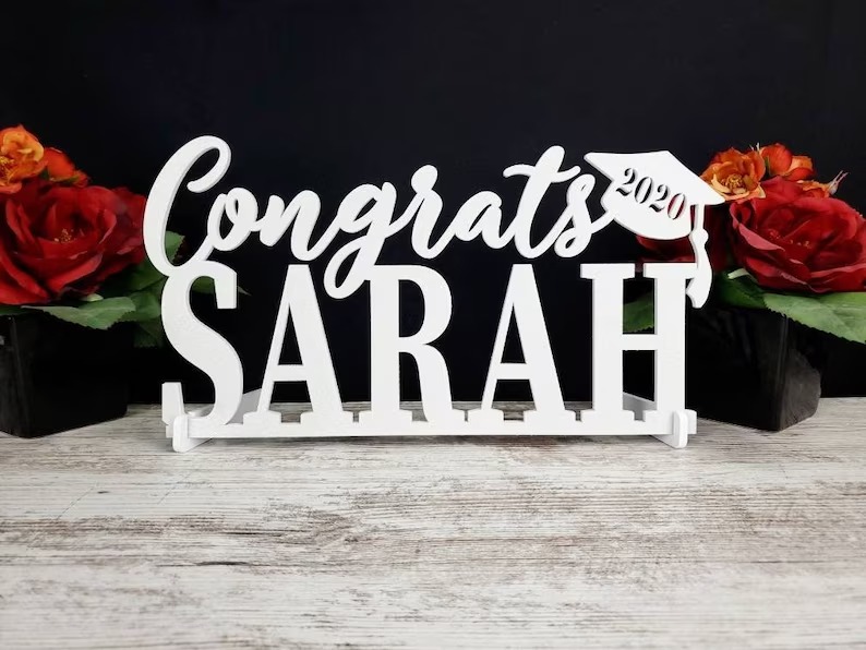 Custom Graduation Name Sign