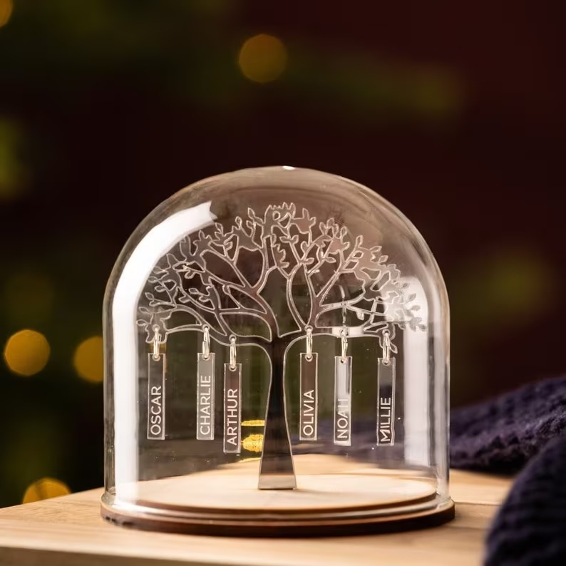 Spring Family Tree Dome Decoration