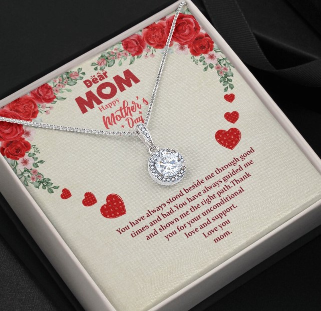 Gifts for Mom - Mom Gifts Set Includes Sterling Silver Necklace，Earrings,  Pink Marble Jewelry Trays,Pink Marble Mug, Scented Candle and Flower – Best  Mother's Day Birthday Gift Set 