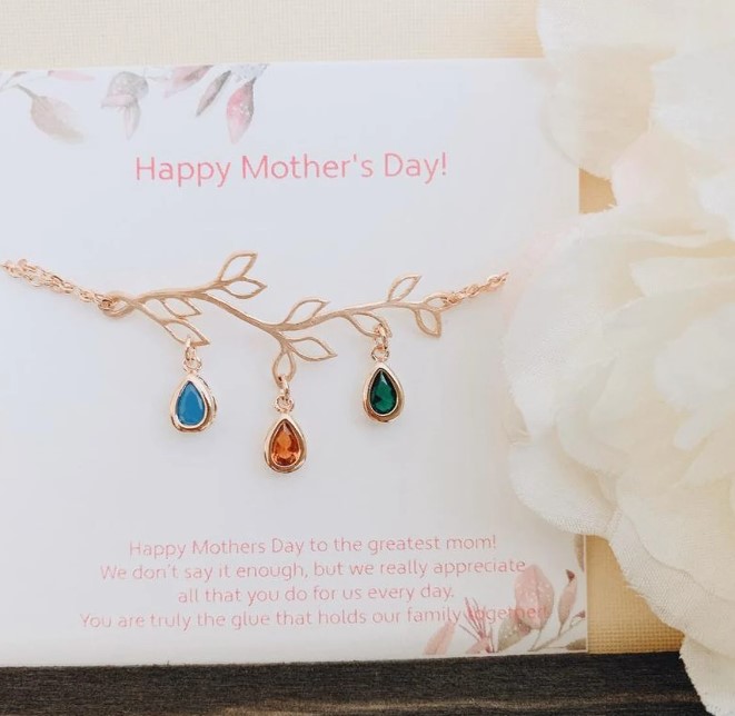 Gifts for Mom - Mom Gifts Set Includes Sterling Silver Necklace，Earrings,  Pink Marble Jewelry Trays,Pink Marble Mug, Scented Candle and Flower – Best  Mother's Day Birthday Gift Set 