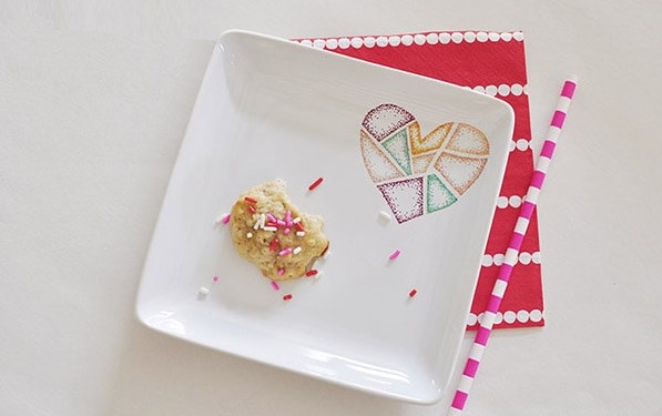 Valentine's Day Cookie Dish