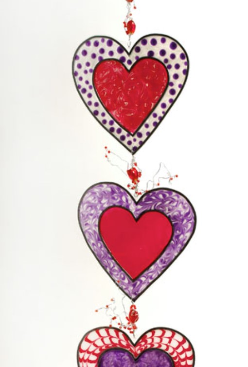 Dancing Hearts Valentine Mobile