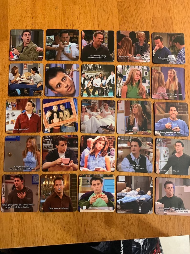 Friends TV Show Sticker Pack Ross Rachael Chandler Monica Phoebe Joey  Printable Sticker Inspired Sticker Laptop Sticker Set 