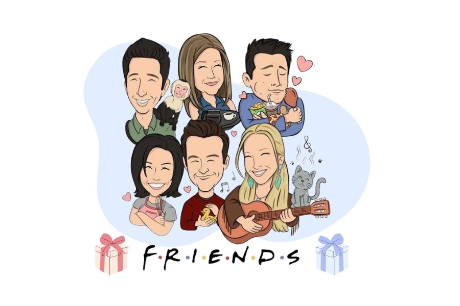 Friends TV Show Blanket Throw Friends Tv Show Merchandise Gifts