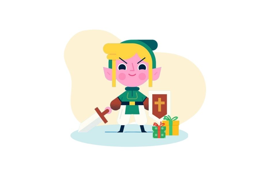 Legend of Zelda, Zelda Key Holder, Gift Ideas, Gaming Gadgets, 8bit, Unique  Gift 