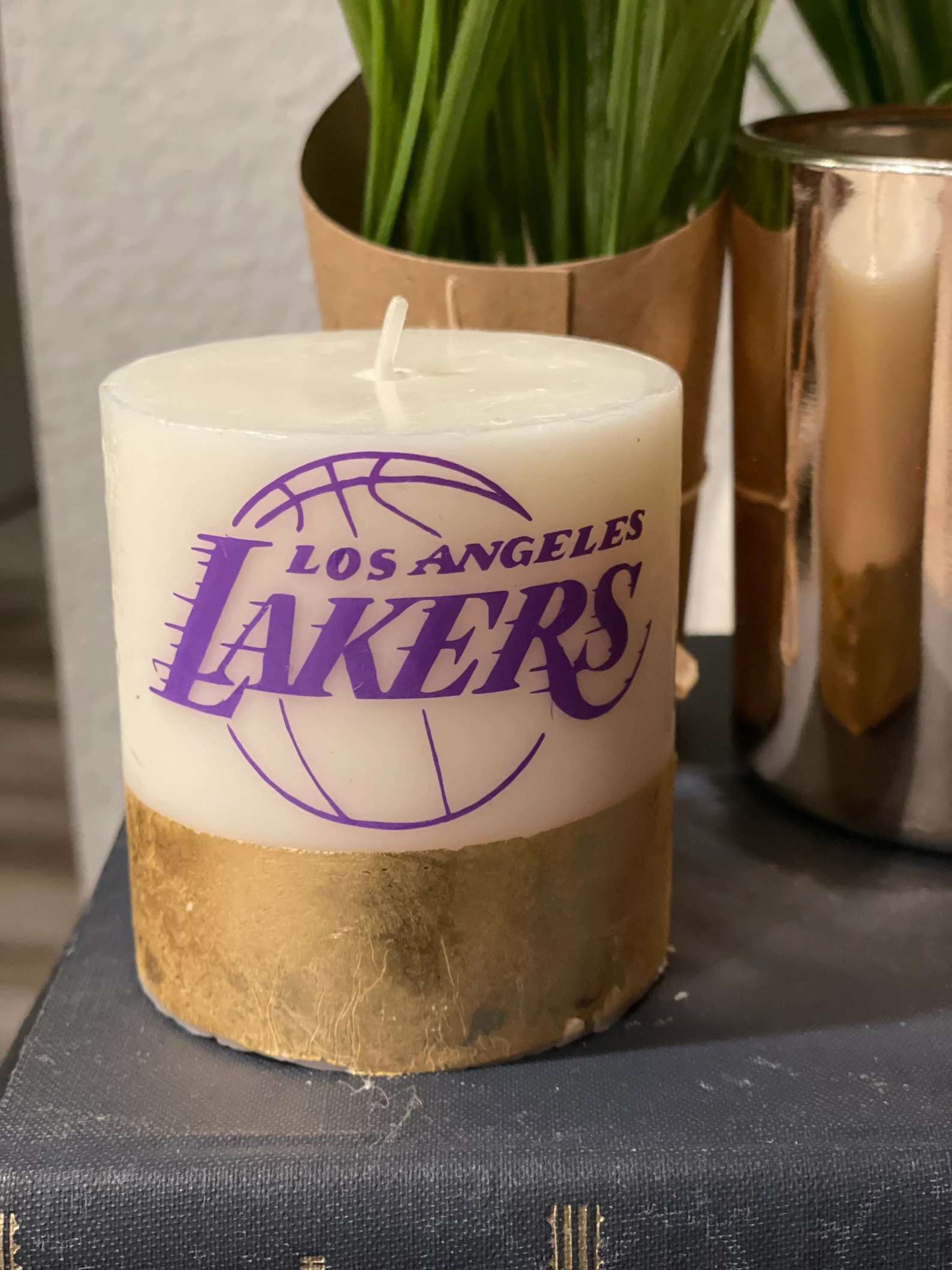 Lakers Candle