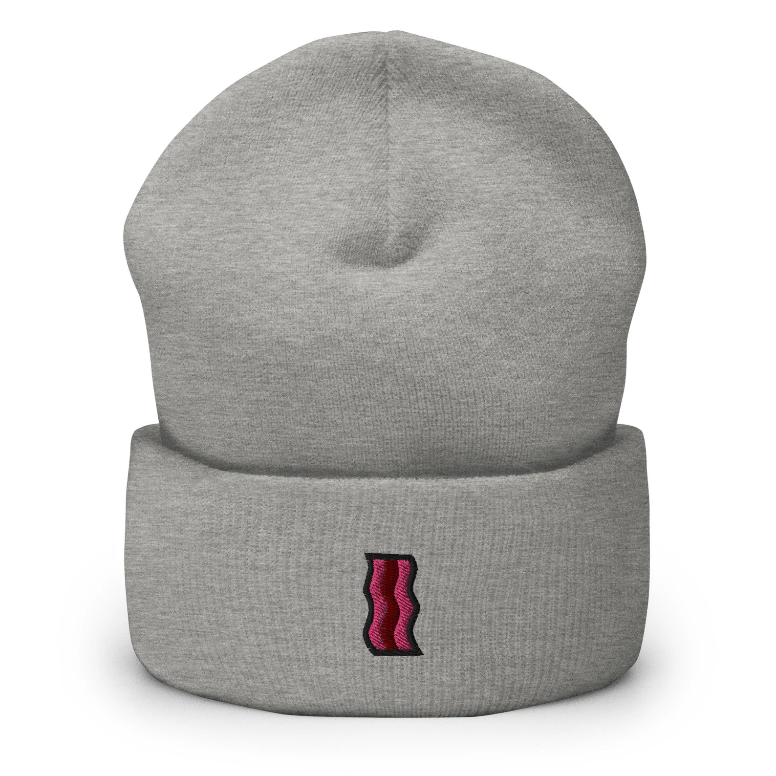 Bacon Embroidered Beanie
