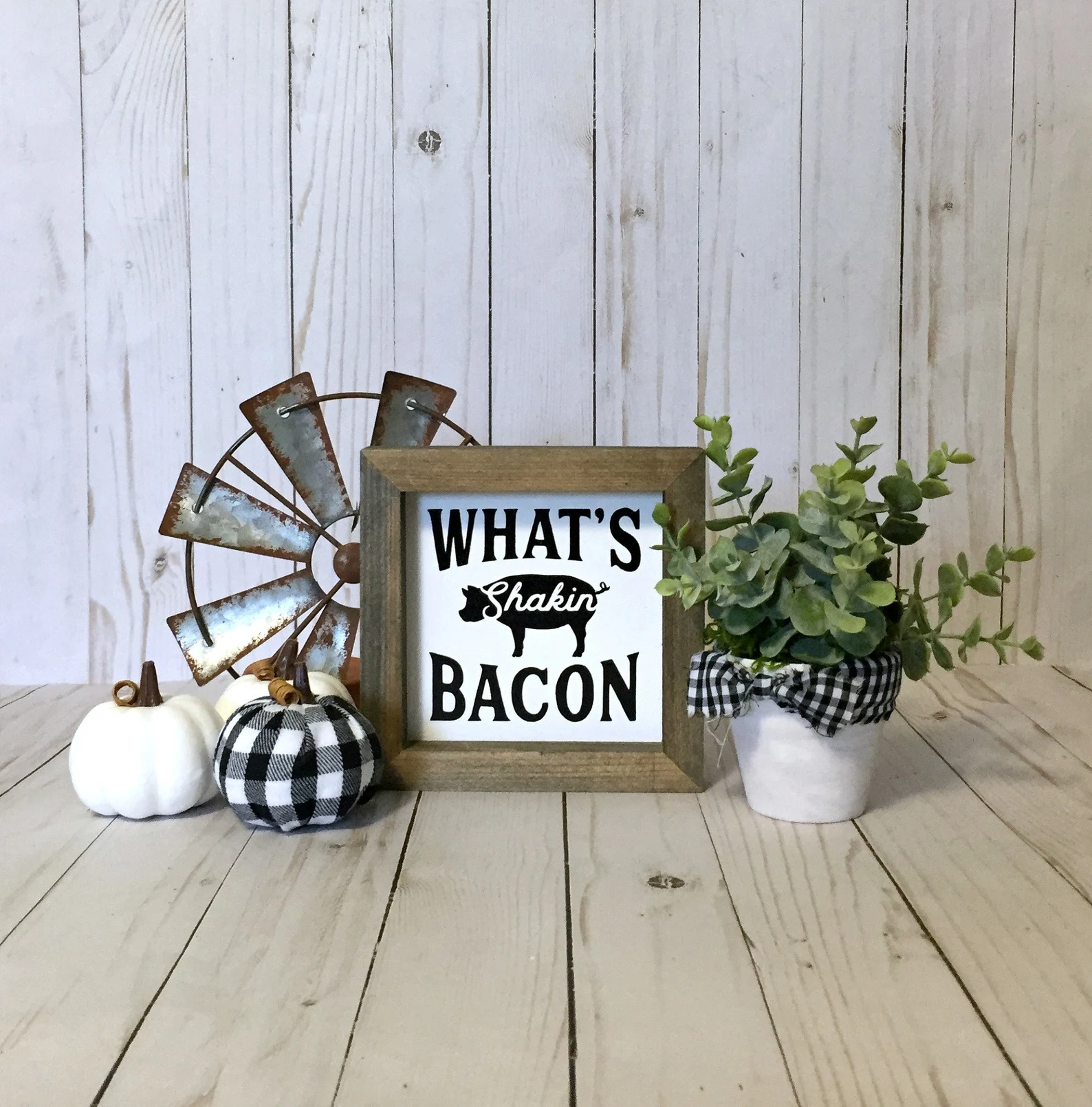 Farmhouse Bacon Sign