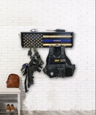 Police Gear Rack