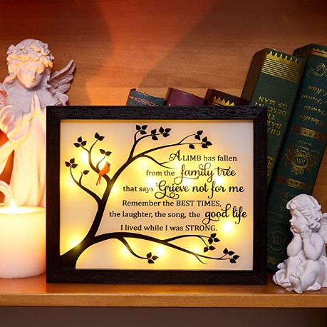 LED Memorial Shadow Box