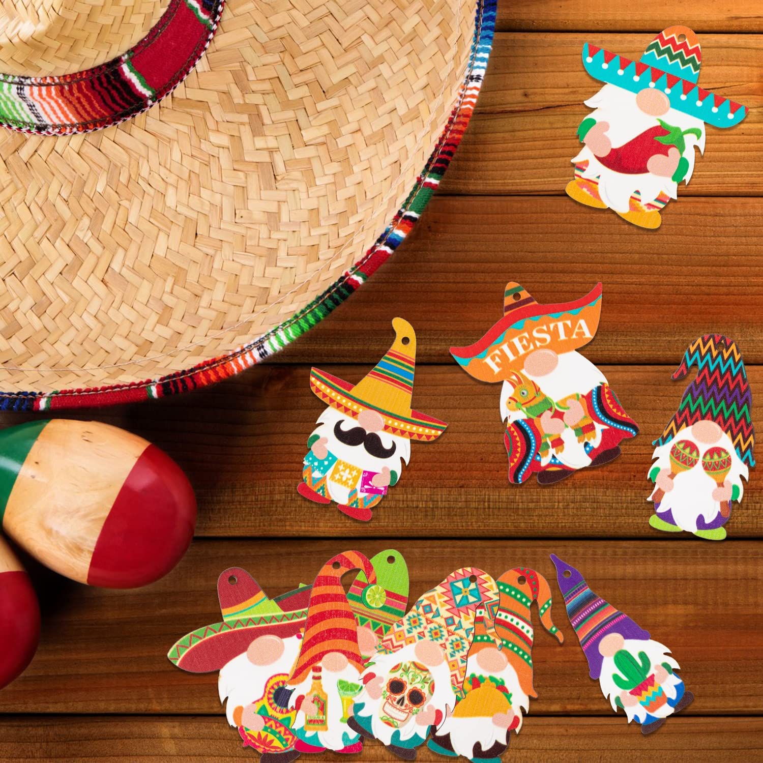 Beistle Fiesta Fun Party Maracas 8 Inches