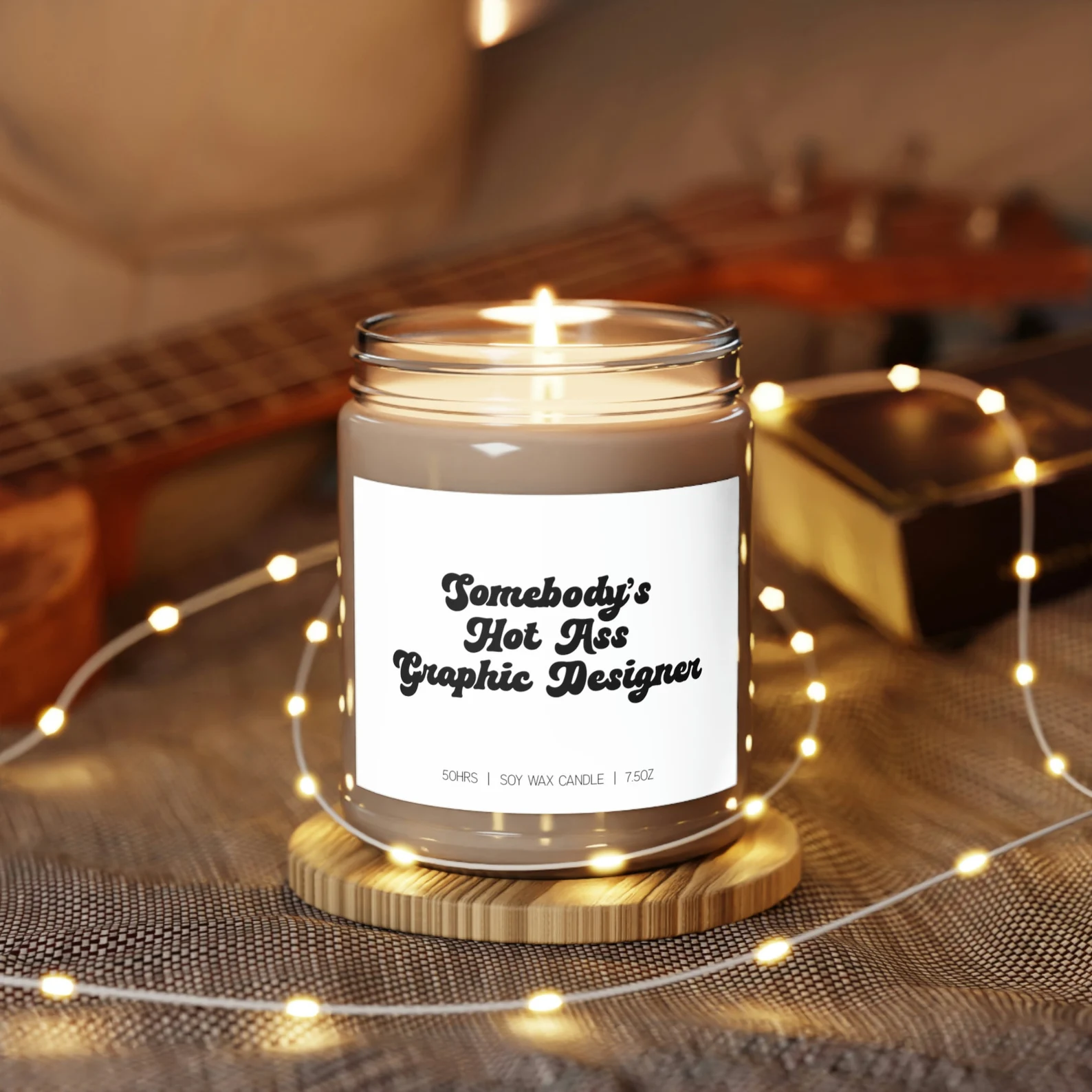 Funny Candle For Graphic Designer