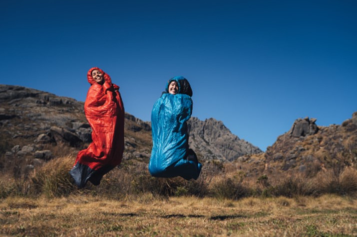 Have a Sleeping Bag Race