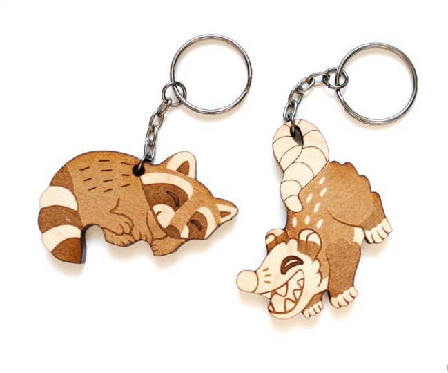 Trash Pals Keychains Raccoon