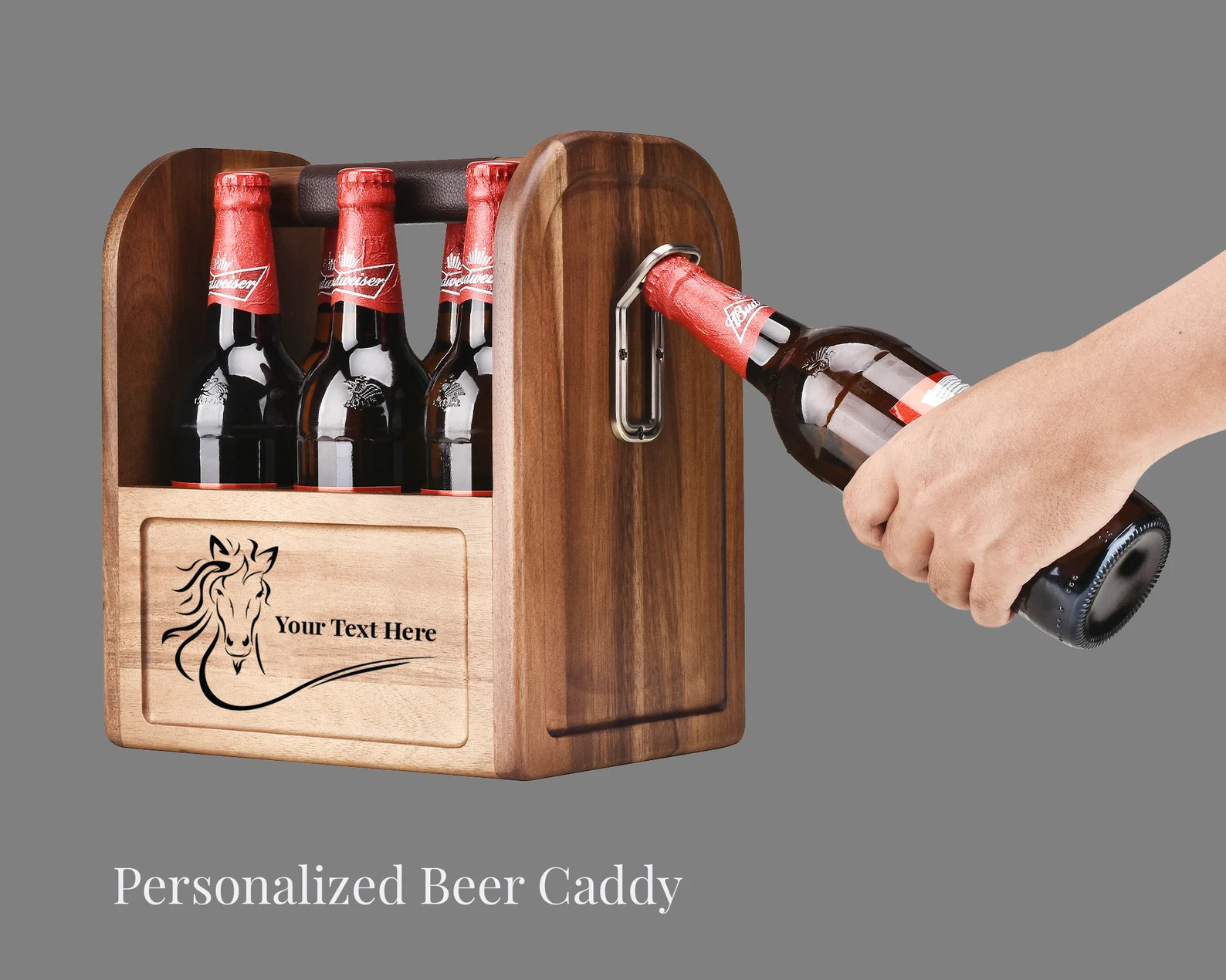 Personalized Beer Caddy, Beer Style, 6 Pack Caddy, Beer Holder, Beer Crate,  Groomsman Gift, Gift For Him, Man Cave, Gift For Man