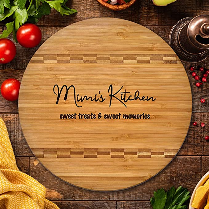 Mimi's Kitchen Personalized Engraved Wood Cutting Board | 006