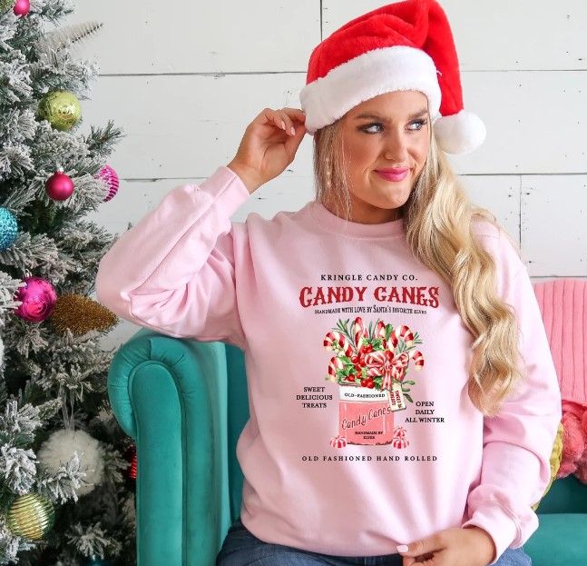 Sweet Candy Cane Holiday Outfit - Charm Patterns