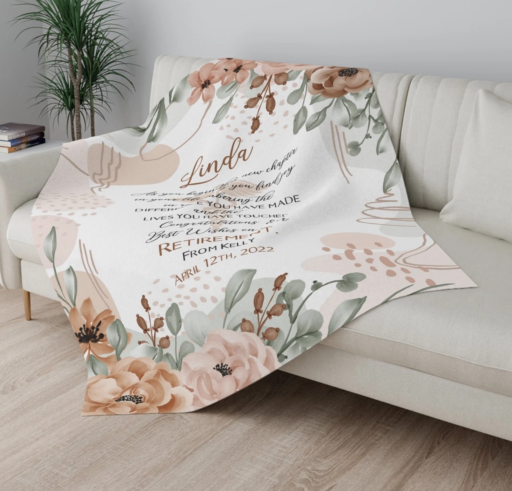 Customized Name Blanket