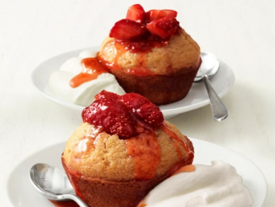 Strawberry Corn Cakes