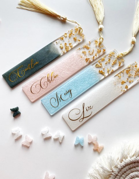 Personalized Resin Bookmark
